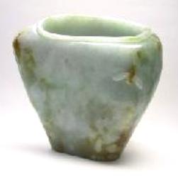 画像1: 翡翠の花瓶
