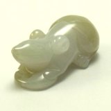 画像: 翡翠ペンダントトップ（ねずみ）