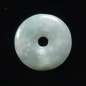 画像: 翡翠ペンダントトップ（玉璧）