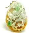 画像1: 翡翠ペンダントトップ（龍）
