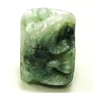 画像: 翡翠ペンダントトップ（爬虫類）