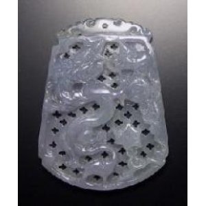 画像: 翡翠ペンダントトップ（龍）