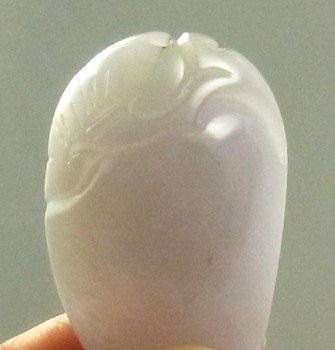 画像: 翡翠ペンダントトップ（桃）