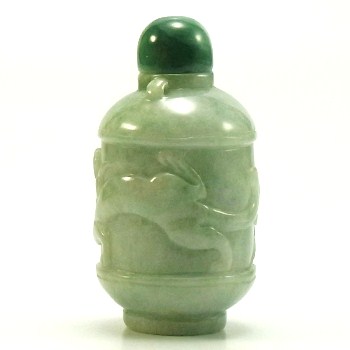 画像: 翡翠香水瓶（龍の彫り）