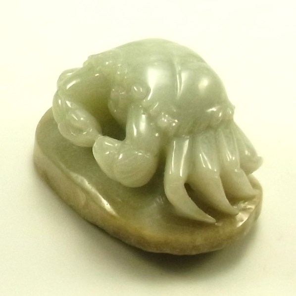 画像: 翡翠飾り物（蟹）