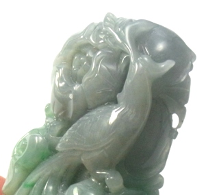 画像: 翡翠ペンダントトップ（鳳凰）