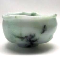 画像1: 翡翠の茶碗